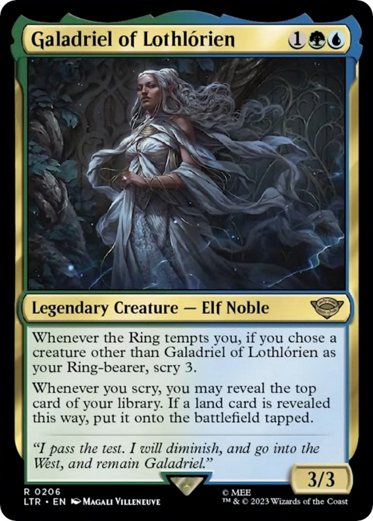 Galadriel of Lothlorien [The Lord of the Rings: Tales of Middle-Earth] | Cards and Coasters CA