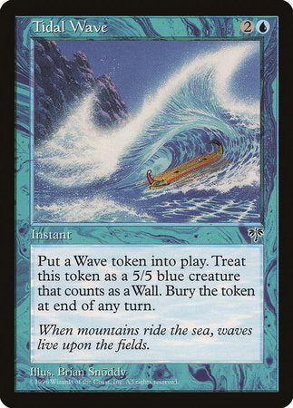 Tidal Wave [Mirage] | Cards and Coasters CA