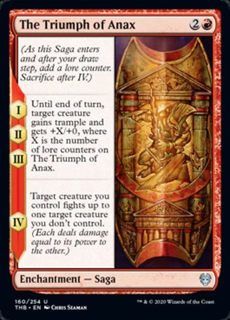 The Triumph of Anax [Theros Beyond Death] | Cards and Coasters CA