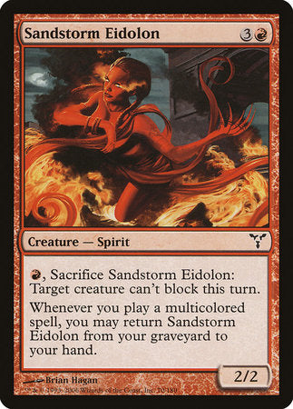 Sandstorm Eidolon [Dissension] | Cards and Coasters CA