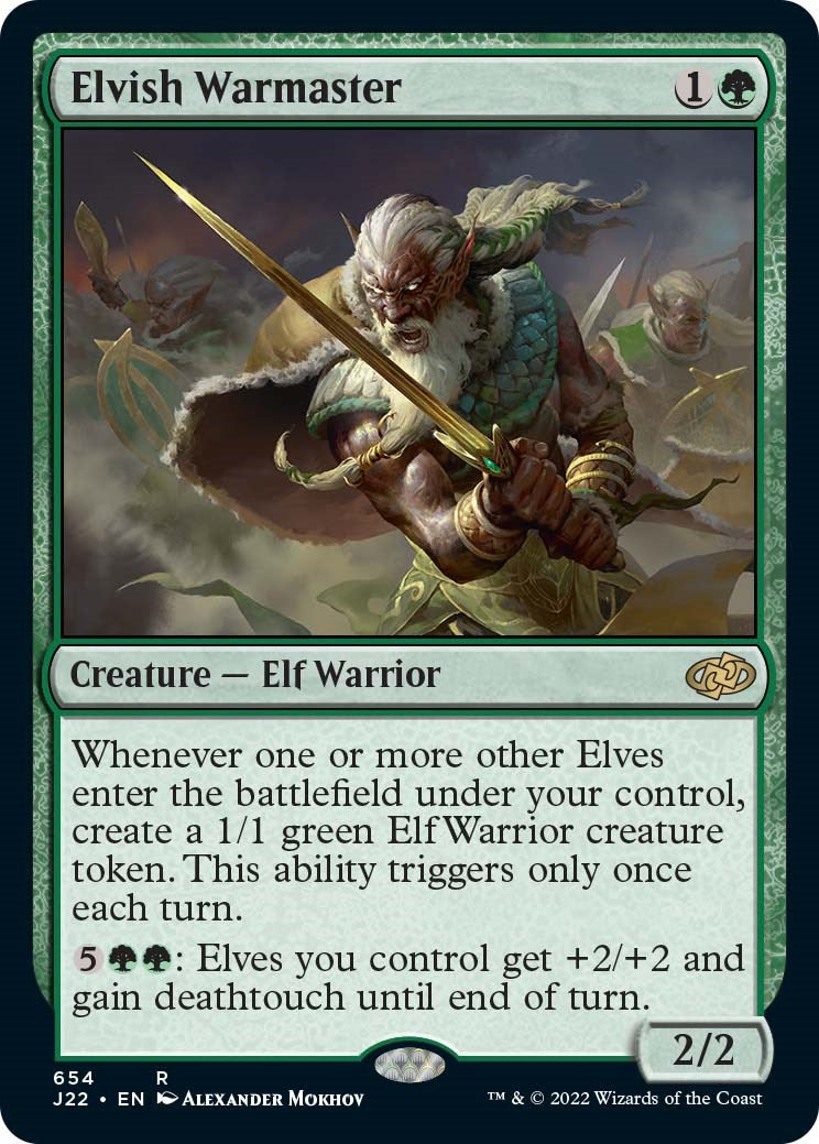 Elvish Warmaster [Jumpstart 2022] | Cards and Coasters CA