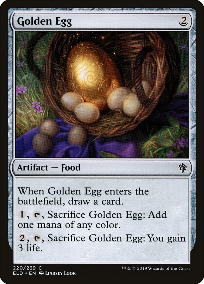 Golden Egg [Throne of Eldraine] | Cards and Coasters CA