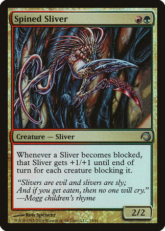 Spined Sliver [Premium Deck Series: Slivers] | Cards and Coasters CA