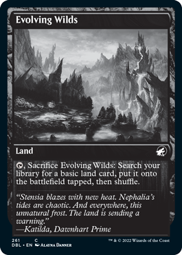 Evolving Wilds (261) [Innistrad: Double Feature] | Cards and Coasters CA
