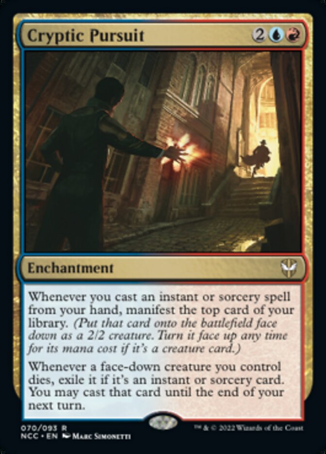 Cryptic Pursuit [Streets of New Capenna Commander] | Cards and Coasters CA