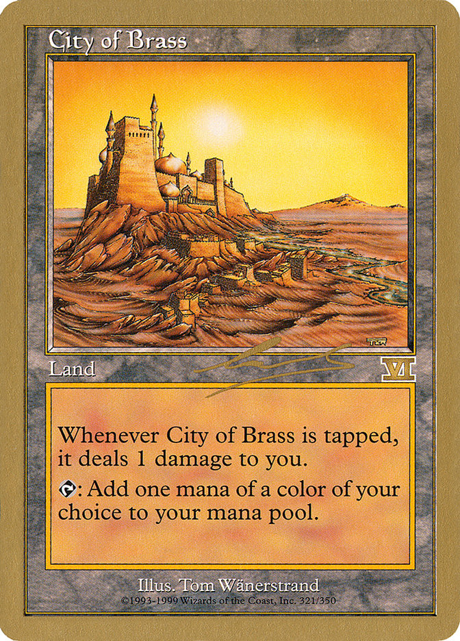 City of Brass (Nicolas Labarre) [World Championship Decks 2000] | Cards and Coasters CA