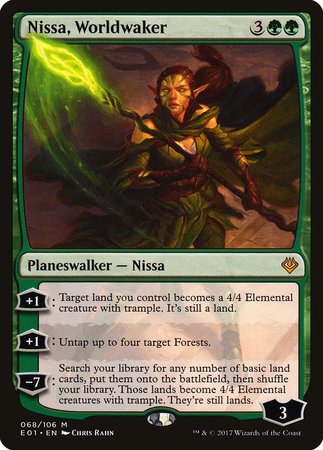 Nissa, Worldwaker [Archenemy: Nicol Bolas] | Cards and Coasters CA