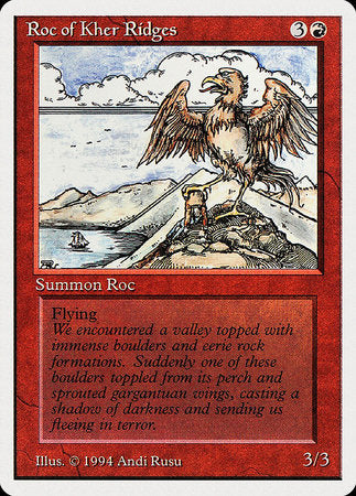 Roc of Kher Ridges [Summer Magic / Edgar] | Cards and Coasters CA