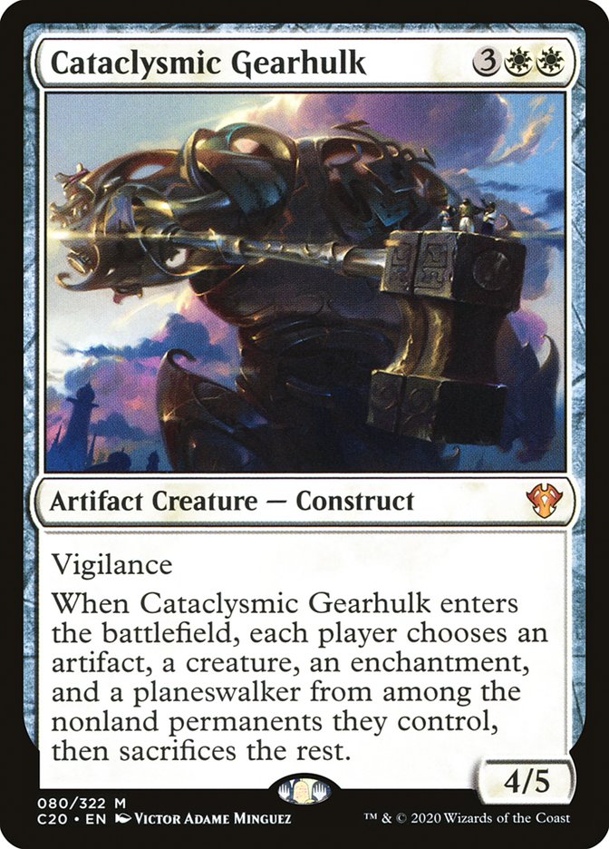 Cataclysmic Gearhulk [Commander 2020] | Cards and Coasters CA