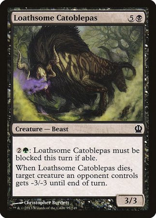 Loathsome Catoblepas [Theros] | Cards and Coasters CA