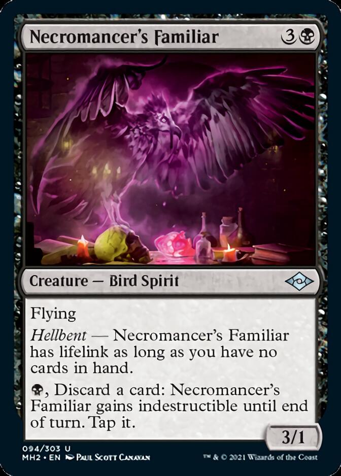 Necromancer's Familiar [Modern Horizons 2] | Cards and Coasters CA