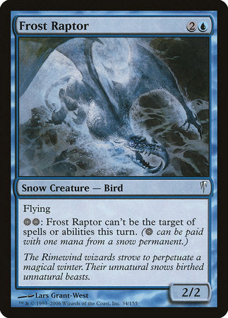 Frost Raptor [Coldsnap] | Cards and Coasters CA