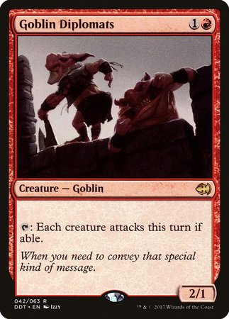 Goblin Diplomats [Duel Decks: Merfolk vs. Goblins] | Cards and Coasters CA