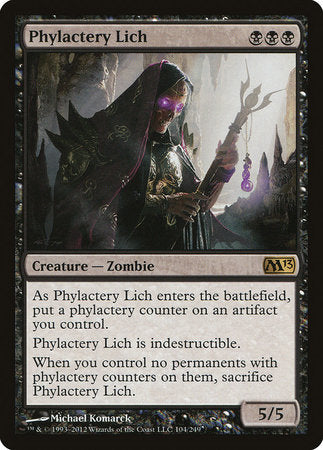 Phylactery Lich [Magic 2013] | Cards and Coasters CA