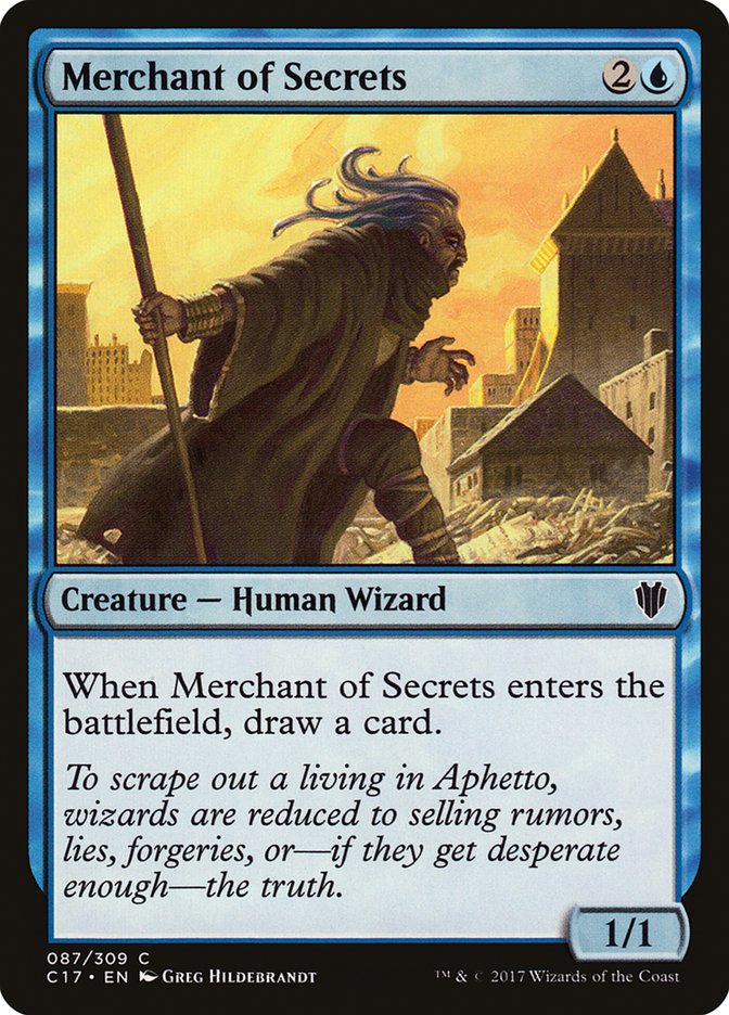 Merchant of Secrets [Commander 2017] | Cards and Coasters CA