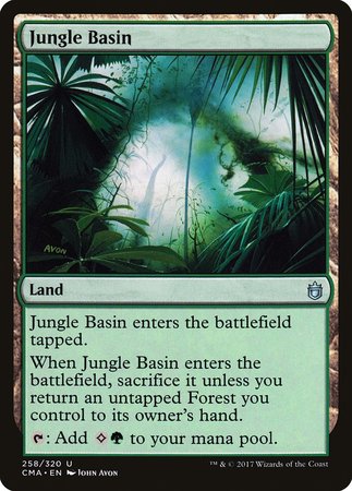 Jungle Basin [Commander Anthology] | Cards and Coasters CA