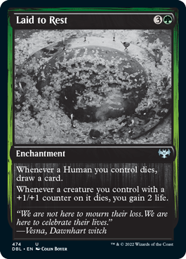 Laid to Rest [Innistrad: Double Feature] | Cards and Coasters CA