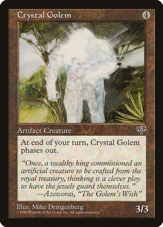 Crystal Golem [Mirage] | Cards and Coasters CA