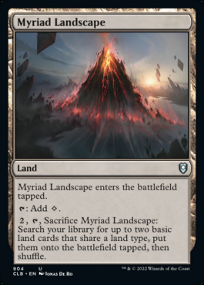 Myriad Landscape [Commander Legends: Battle for Baldur's Gate] | Cards and Coasters CA