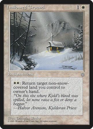 Hallowed Ground [Ice Age] | Cards and Coasters CA
