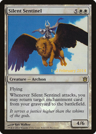 Silent Sentinel [Born of the Gods Promos] | Cards and Coasters CA