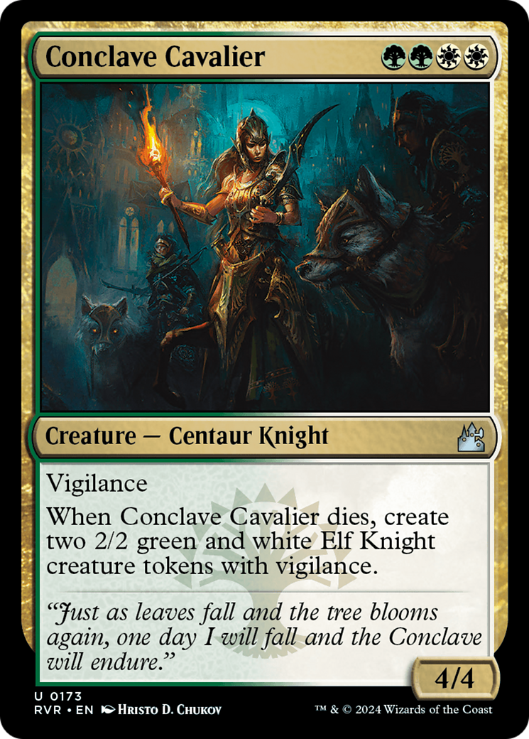 Conclave Cavalier [Ravnica Remastered] | Cards and Coasters CA