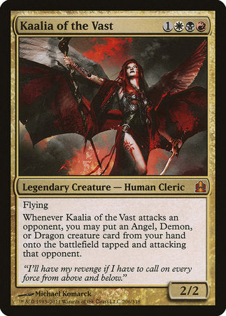 Kaalia of the Vast [Commander 2011] | Cards and Coasters CA