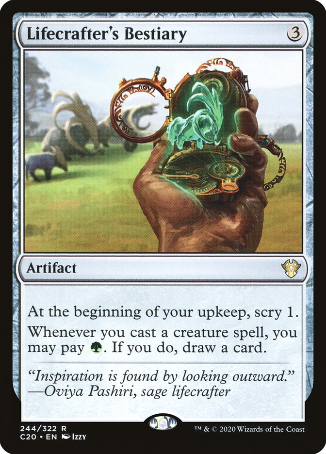 Lifecrafter's Bestiary [Commander 2020] | Cards and Coasters CA