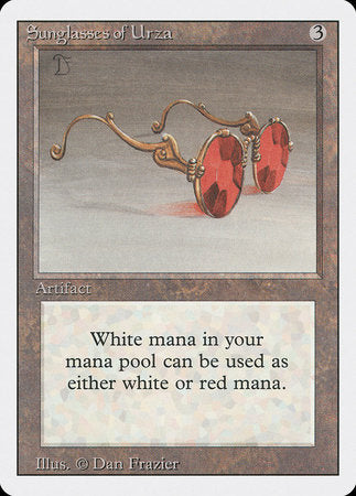 Sunglasses of Urza [Revised Edition] | Cards and Coasters CA