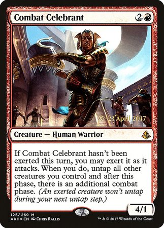 Combat Celebrant [Amonkhet Promos] | Cards and Coasters CA