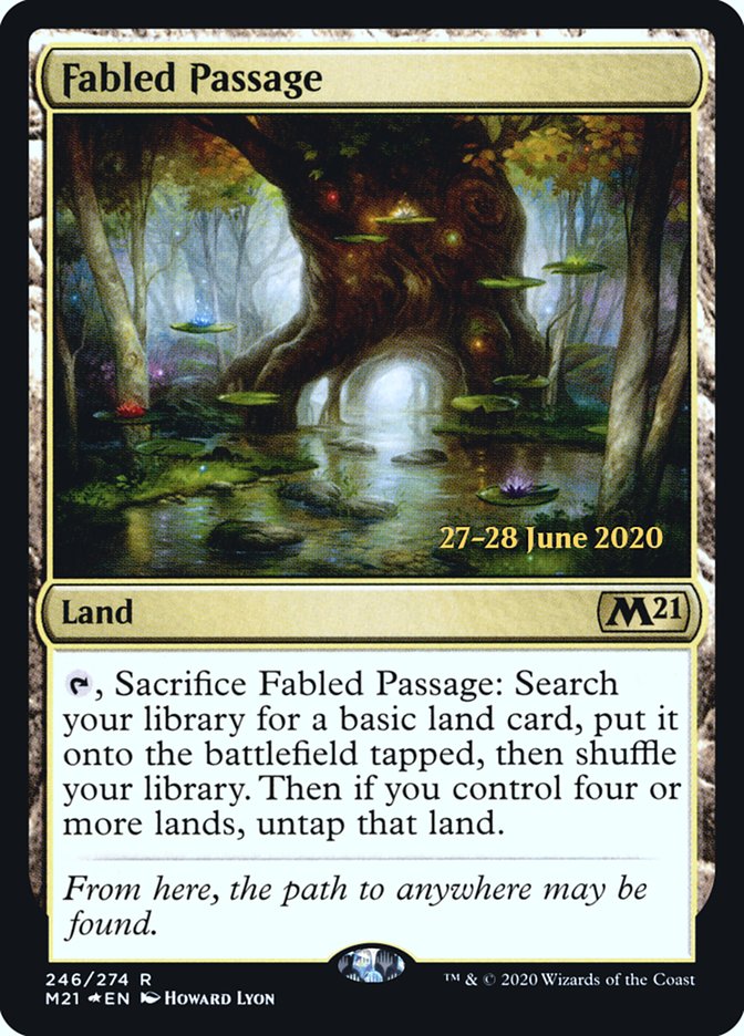 Fabled Passage  [Core Set 2021 Prerelease Promos] | Cards and Coasters CA