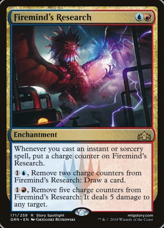 Firemind's Research [Guilds of Ravnica] | Cards and Coasters CA