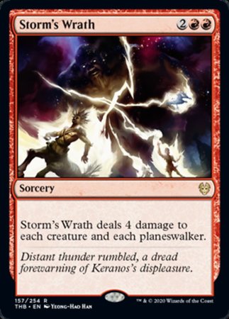 Storm's Wrath [Theros Beyond Death] | Cards and Coasters CA