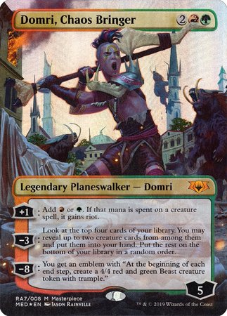 Domri, Chaos Bringer [Mythic Edition] | Cards and Coasters CA