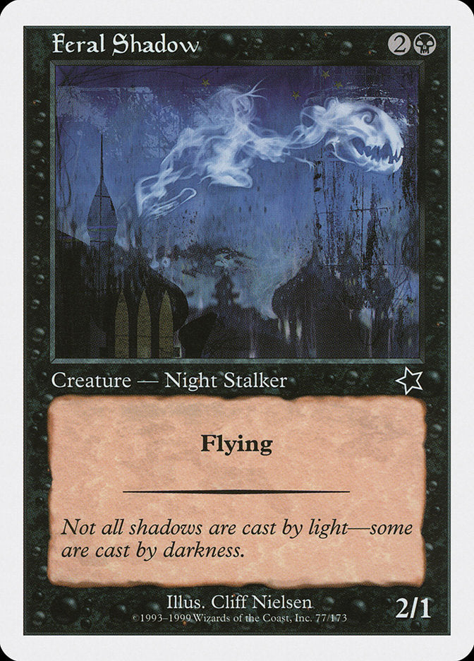 Feral Shadow [Starter 1999] | Cards and Coasters CA