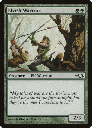 Elvish Warrior [Duel Decks: Elves vs. Goblins] | Cards and Coasters CA