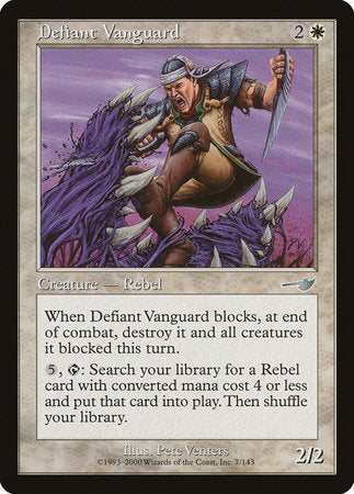 Defiant Vanguard [Nemesis] | Cards and Coasters CA