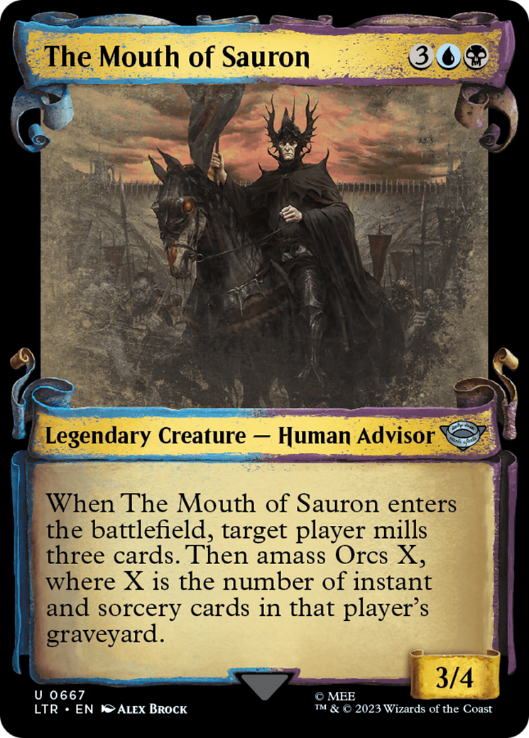 The Mouth of Sauron [The Lord of the Rings: Tales of Middle-Earth Showcase Scrolls] | Cards and Coasters CA