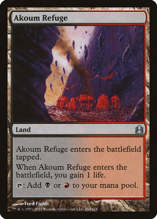 Akoum Refuge [Commander 2011] | Cards and Coasters CA