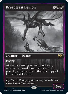 Dreadfeast Demon [Innistrad: Double Feature] | Cards and Coasters CA