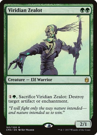 Viridian Zealot [Commander Anthology] | Cards and Coasters CA