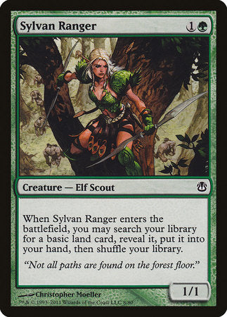 Sylvan Ranger [Duel Decks: Ajani vs. Nicol Bolas] | Cards and Coasters CA