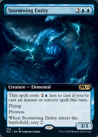 Stormwing Entity (Extended Art) [Core Set 2021] | Cards and Coasters CA