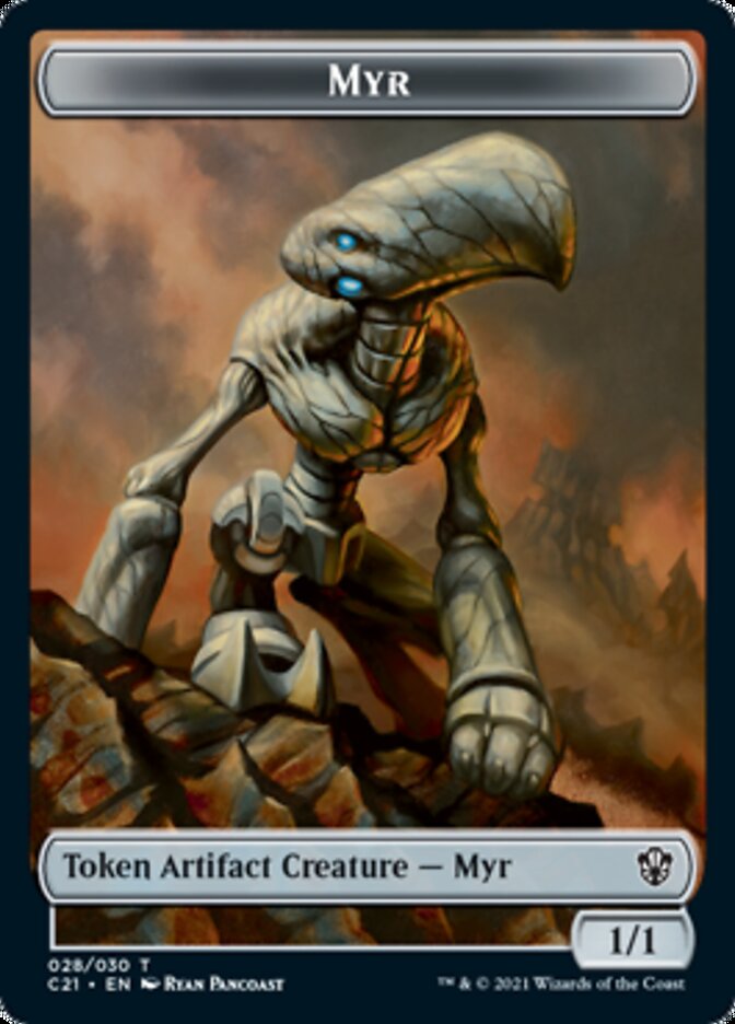 Myr // Treasure Token [Commander 2021 Tokens] | Cards and Coasters CA