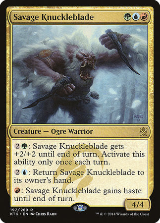 Savage Knuckleblade [Khans of Tarkir] | Cards and Coasters CA