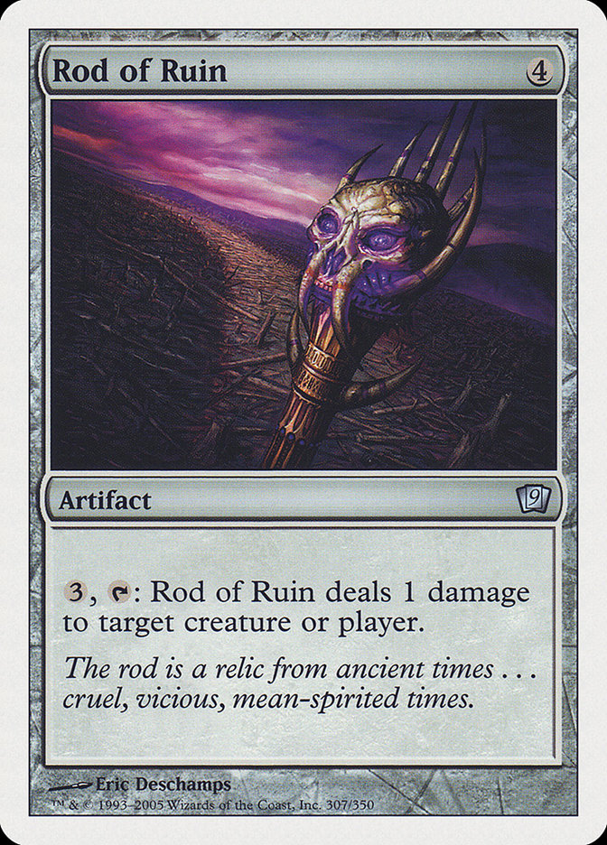 Rod of Ruin [Ninth Edition] | Cards and Coasters CA