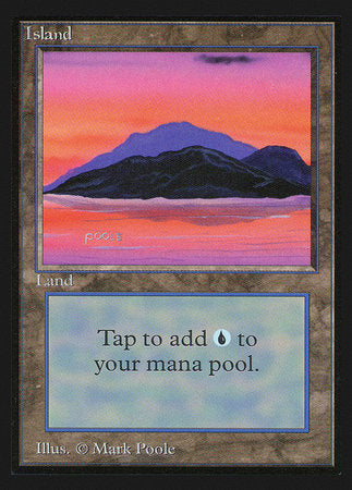 Island (Blue)(IE) [Intl. Collectors’ Edition] | Cards and Coasters CA