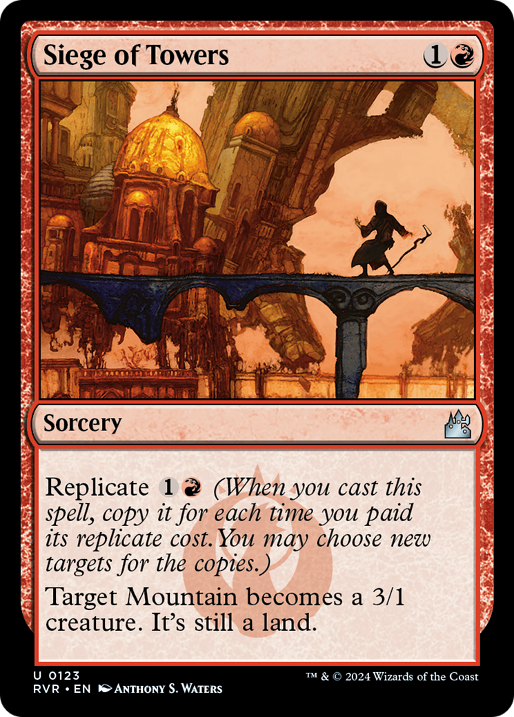 Siege of Towers [Ravnica Remastered] | Cards and Coasters CA