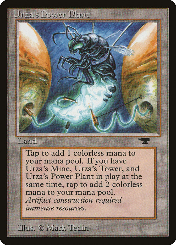 Urza's Power Plant (Insect) [Antiquities] | Cards and Coasters CA