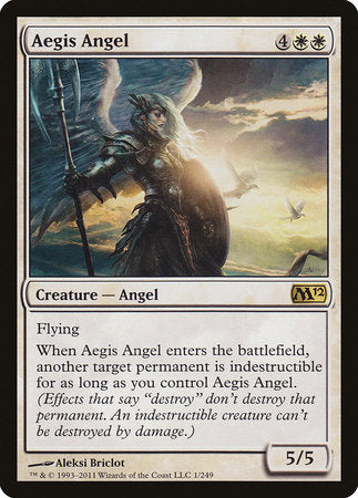 Aegis Angel [Magic 2012] | Cards and Coasters CA